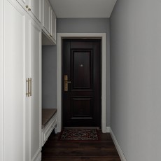玄关玄关柜装修效果图精致112平简约三居玄关设计效