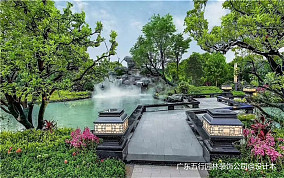 五行园林广州别墅庭院设计公司，百里挑一装修图大全