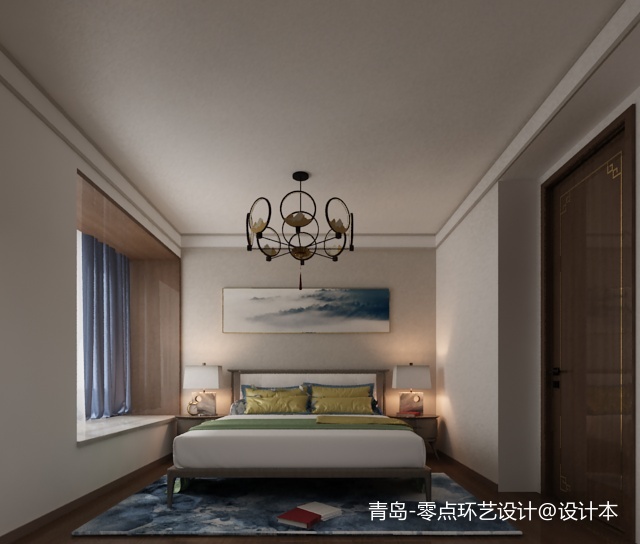 新中式复试中式现代卧室设计图片赏析
