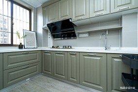 110平米旧房改造，用简约北欧风变新家厨房图片装修图大全