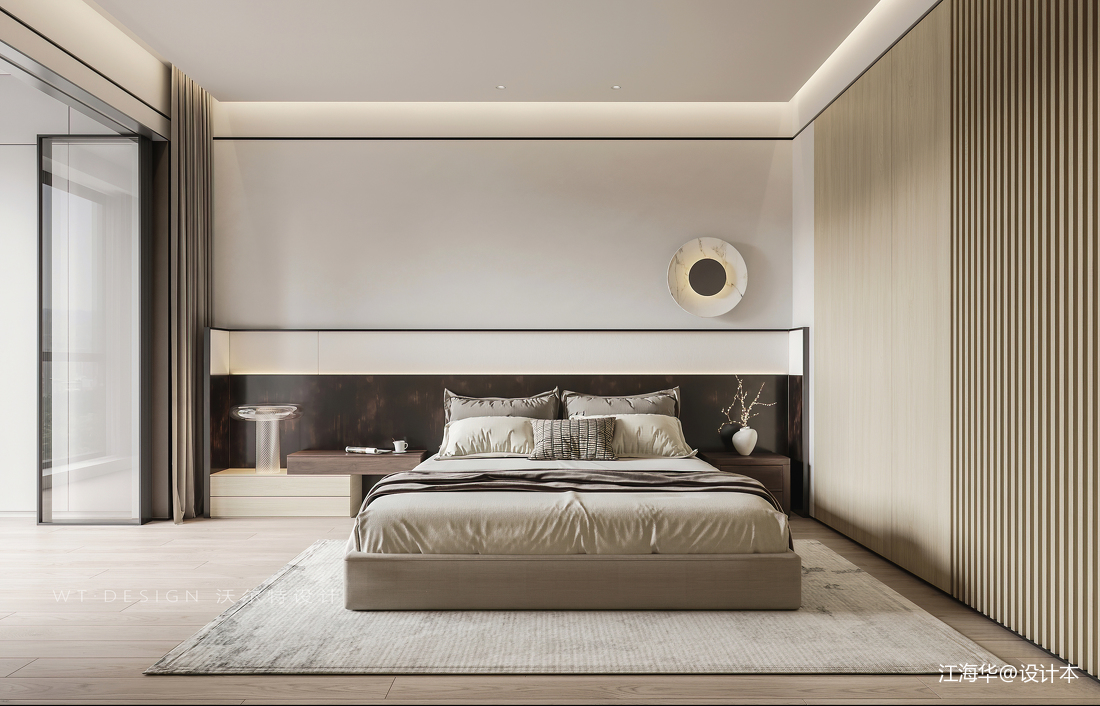 中旅国际东方符号雅致生活中式现代卧室设计图片赏析