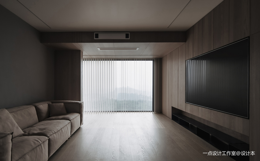 大视野全景落地窗打造高级的家现代简约客厅设计图片赏析