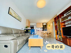 日式90㎡四居客厅2023装潢设计图