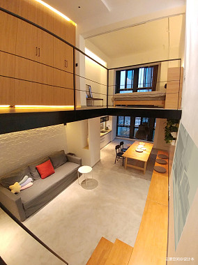 工业风格loft复式公寓装修图大全