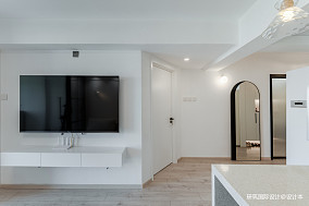 一居“两客厅”崇尚个性设计的现代简约风装修图大全