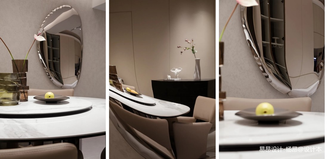 易昂设计心安是归处向暖意迟迟现代简约餐厅设计图片赏析