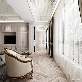 新疆乌鲁木齐欧式古典联排别墅设计装修图大全