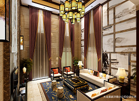 660㎡新中式别墅，深入灵魂的浓郁色彩装修图大全