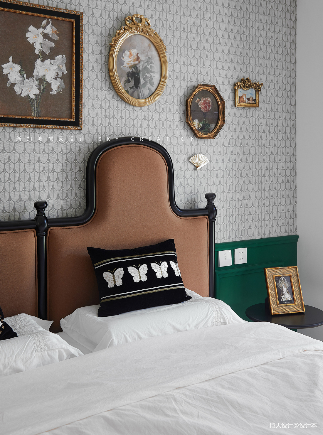 120㎡法式复古二人居专为长辈打造其他卧室设计图片赏析