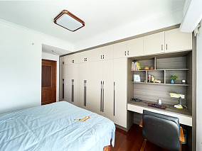中式现代141㎡四居卧室2023装修设计效果图