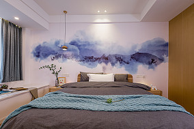137㎡三居日式卧室2023装饰效果图片