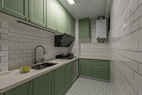 三居欧式豪华96㎡厨房2023装修设计效果图