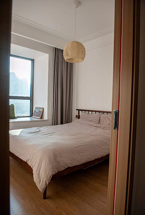 日式89㎡三居卧室2023装饰效果图片