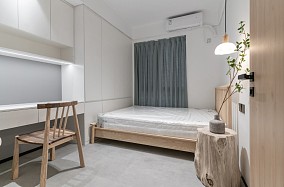 日式98㎡三居卧室2023装修图片