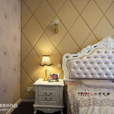 卧室床头柜1装修效果图水韵花都欧式风格12425