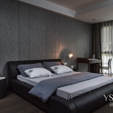 别墅豪宅现代简约300㎡卧室装饰效果图片