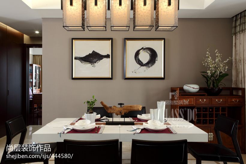 功能区1装修效果图中式餐厅照片墙图片其他功能区设计图片赏析