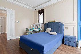 美式经典卧室1装修效果图475㎡简美别墅，打造教科书式