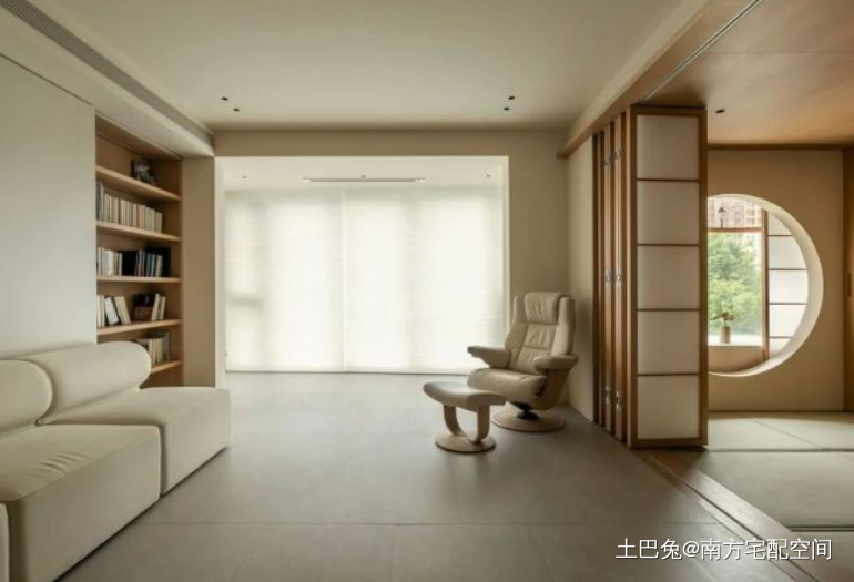 103㎡三房享日式清雅之家日式客厅设计图片赏析