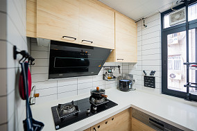 日式92㎡三居厨房2023装潢设计图