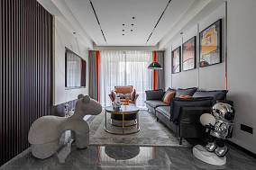 客厅沙发3装修效果图治愈的简约风，让生活回归舒适与