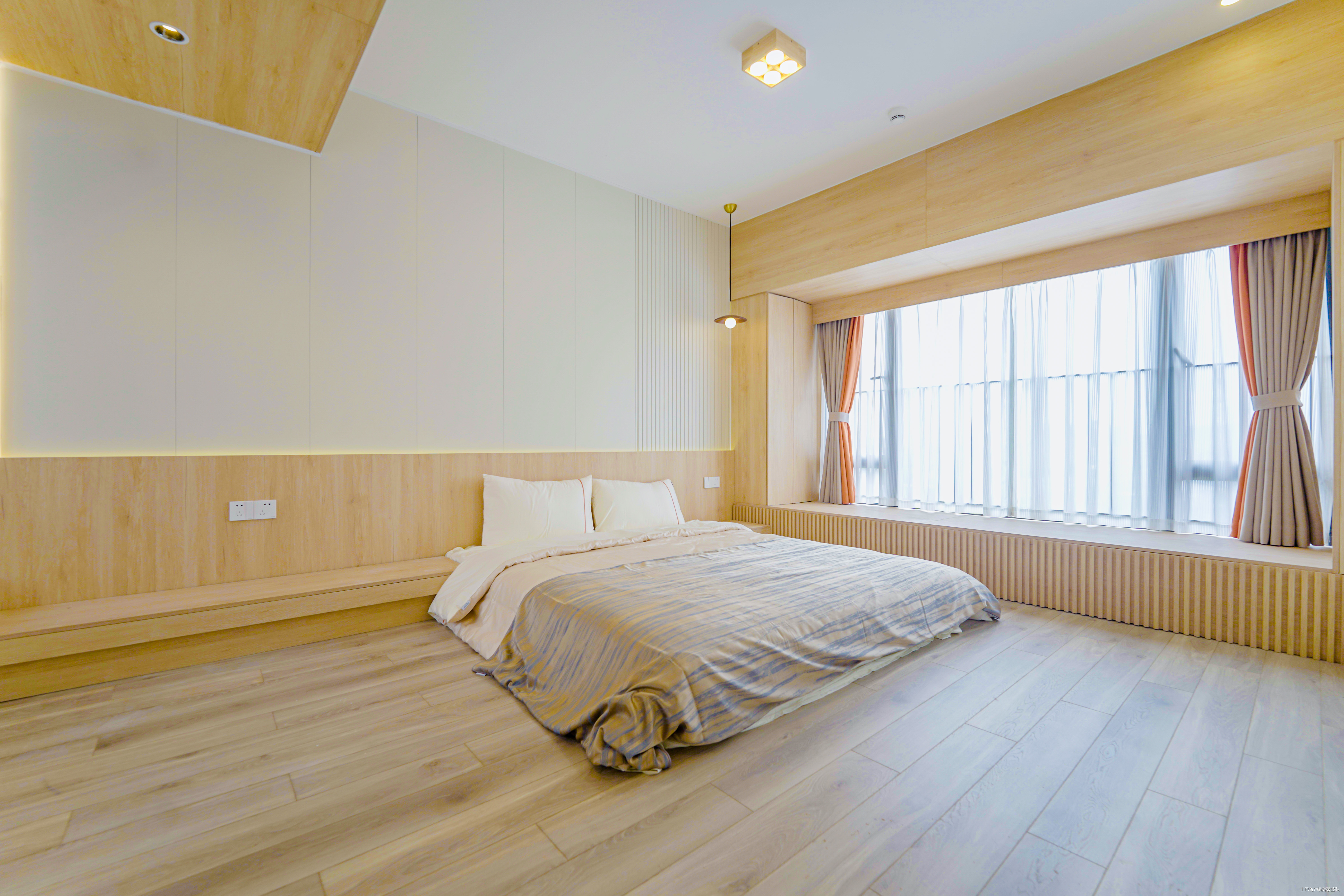 120㎡暖色原木风真的很实用！日式卧室设计图片赏析