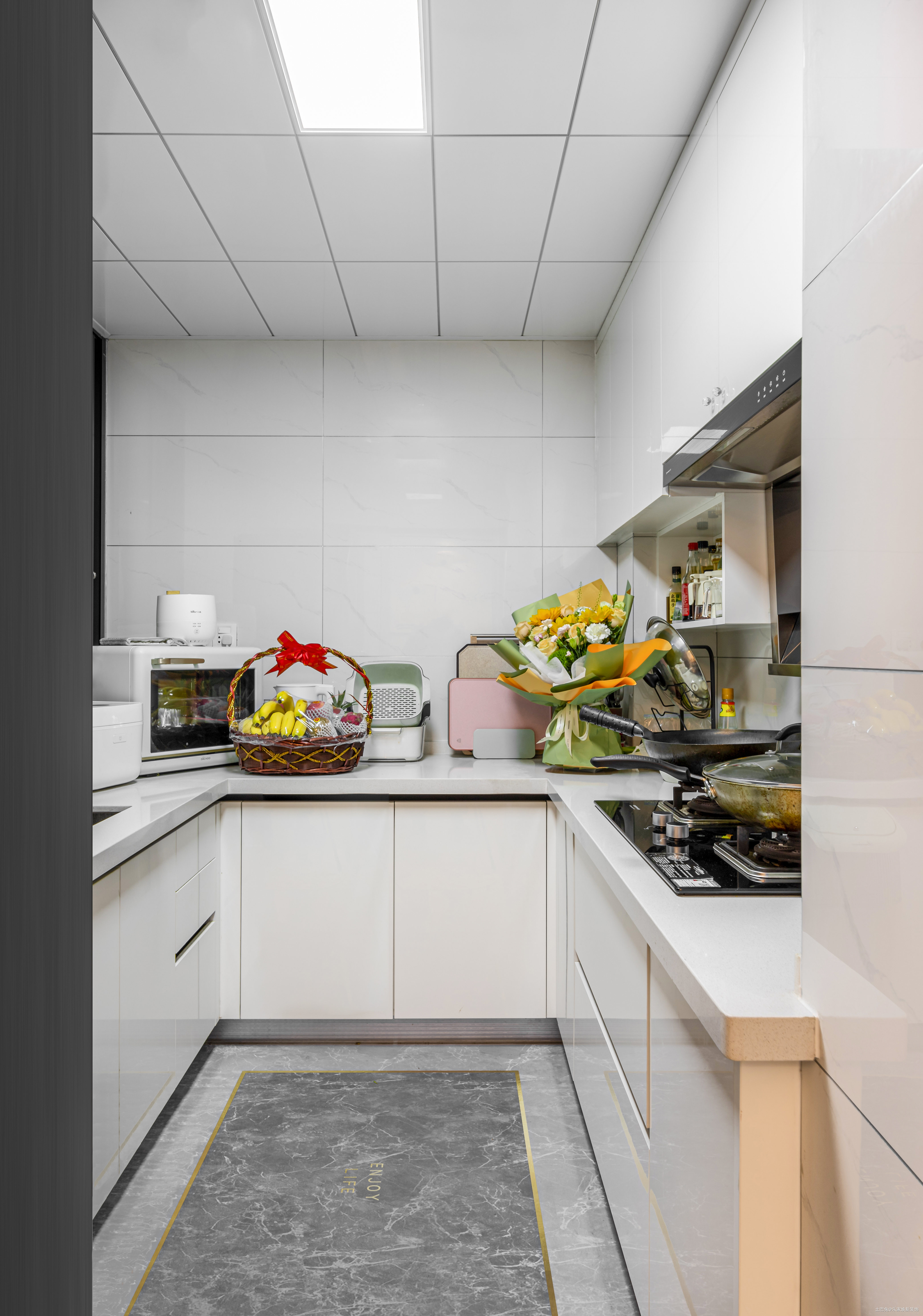 90㎡一家四口新生活打造极致储物空间！其他厨房设计图片赏析