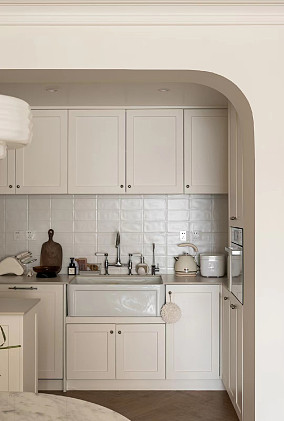 欧式豪华138㎡三居厨房2023装饰设计图