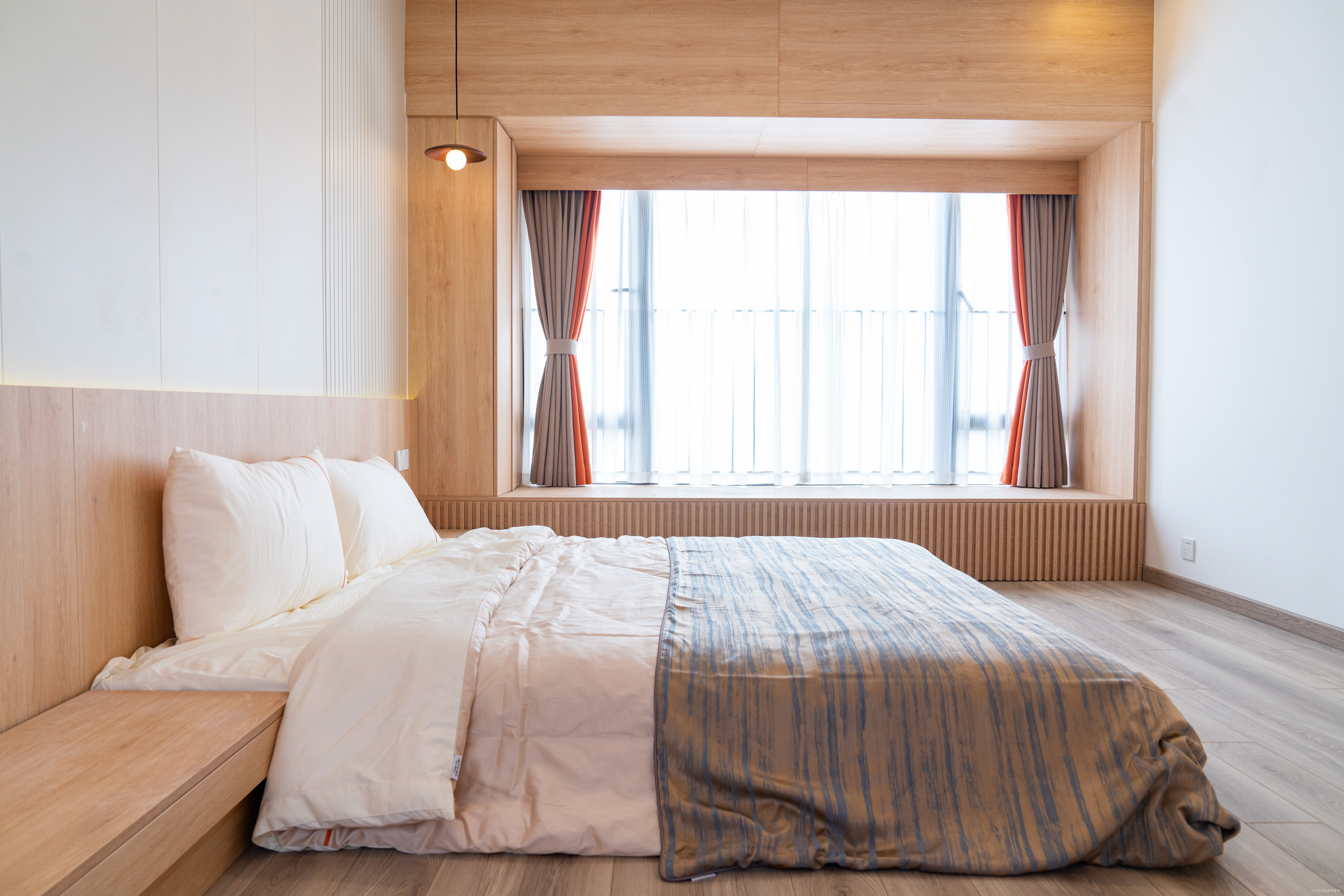 120㎡暖色原木风真的很实用！日式卧室设计图片赏析