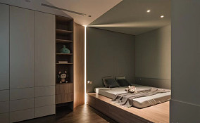 卧室3装修效果图现代简约＋开放式设计，空间显大