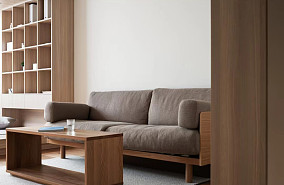 客厅沙发3装修效果图70㎡日式，实现空间自由的二人