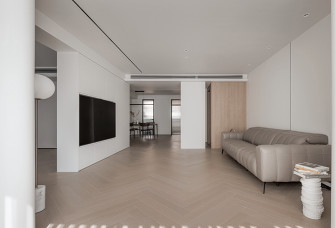 175m²四居室极简生活方式的表达与呈现