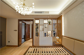 130㎡三居中式现代卧室2023装修图片