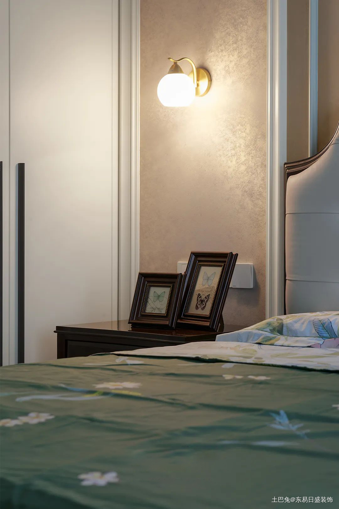 【实拍】168㎡现代美式风四居室装修翻新美式经典卧室设计图片赏析