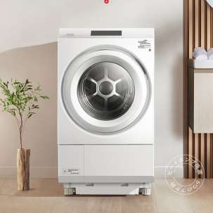 東芝（TOSHIBA）东芝 滚筒洗衣机全自动 X10白色 热泵式洗烘一体 六维防毛屑 双微泡除菌 12公斤大容量