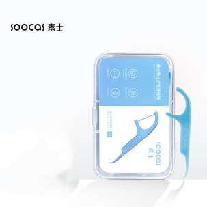 素士专业护理牙线棒牙线牙签 三合一 高分子纤维